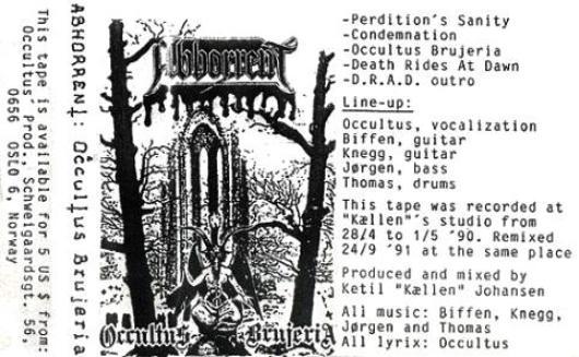 Abhorrent  - Occultus Brujeria