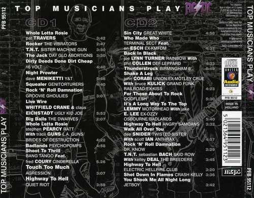 Various Artists - Top Musicians Play: AC/DC (2CD`s)