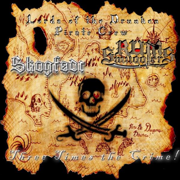 Skogfødt &amp; Rum Smugglers &amp; Lords Of The Drunken Pirate  - Smuggling Lords (Splits)