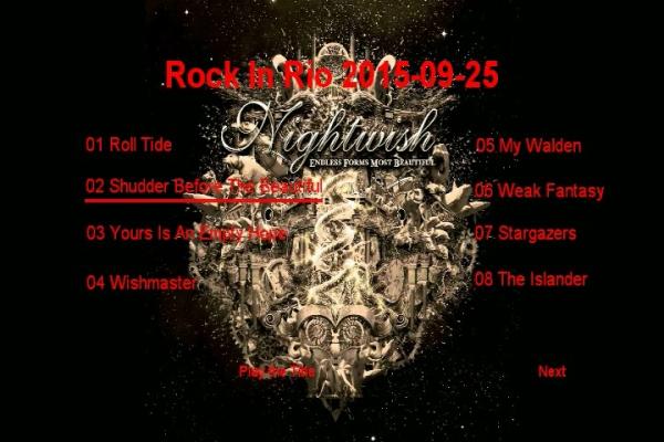 Nightwish - Rock In Rio 2015, Brasil (DVD)