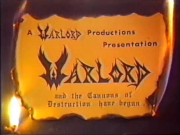 Warlord   - And The Cannons Of Destruction Have Begun...  (DVD)