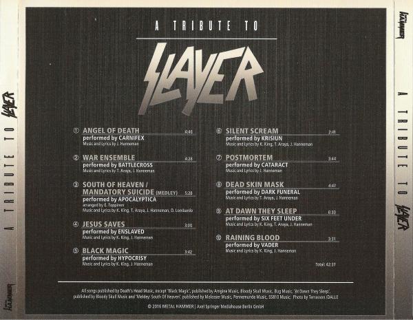 Various Artists - A Tribute To Slayer 