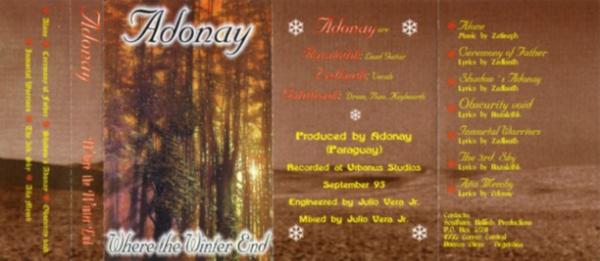 Adonay - Where the Winter End (Demo)