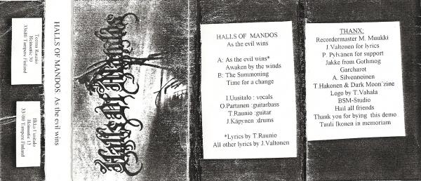 Halls of Mandos - As the Evil Wins (Demo)