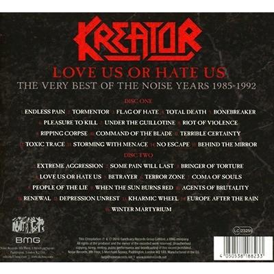 Kreator - Love Us Or Hate Us - The Very Best Of The Noise Years 1985-1992 (Compilation) (Lossless)