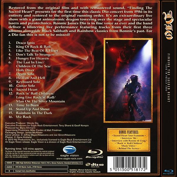 Dio - Finding The Sacred Heart – Live In Philly (Reissue 2013) (DVD)