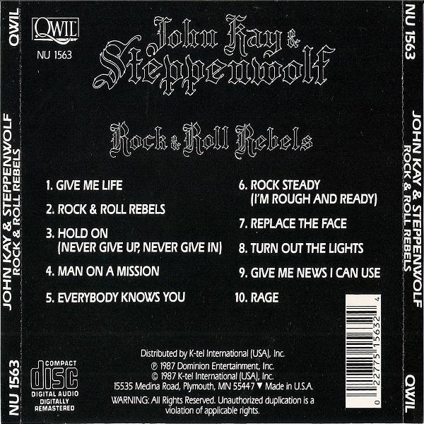 John Kay &amp; Steppenwolf - Rock &amp; Roll Rebels (Lossless)