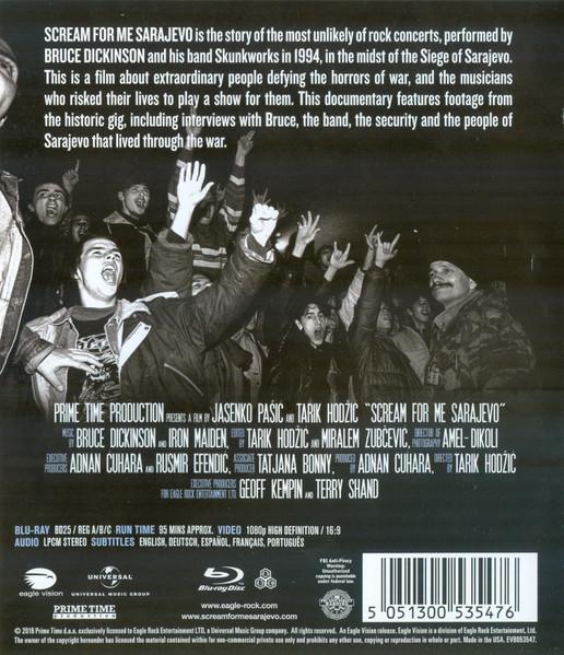 Bruce Dickinson - Scream for Me Sarajevo (Documentary) (Blu-Ray)