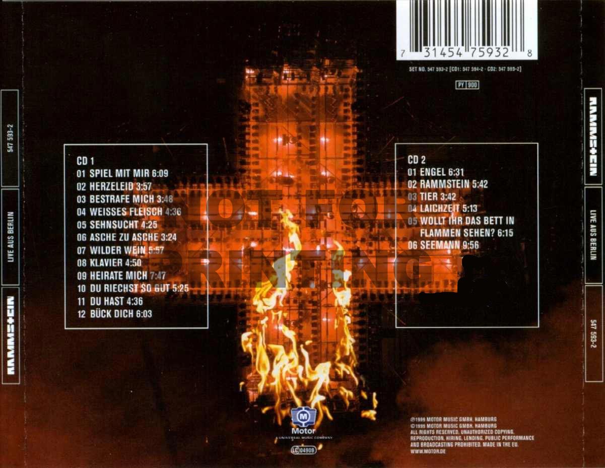 Rammstein - Rammstein Greatest Hits 2 Cd Set Digipack