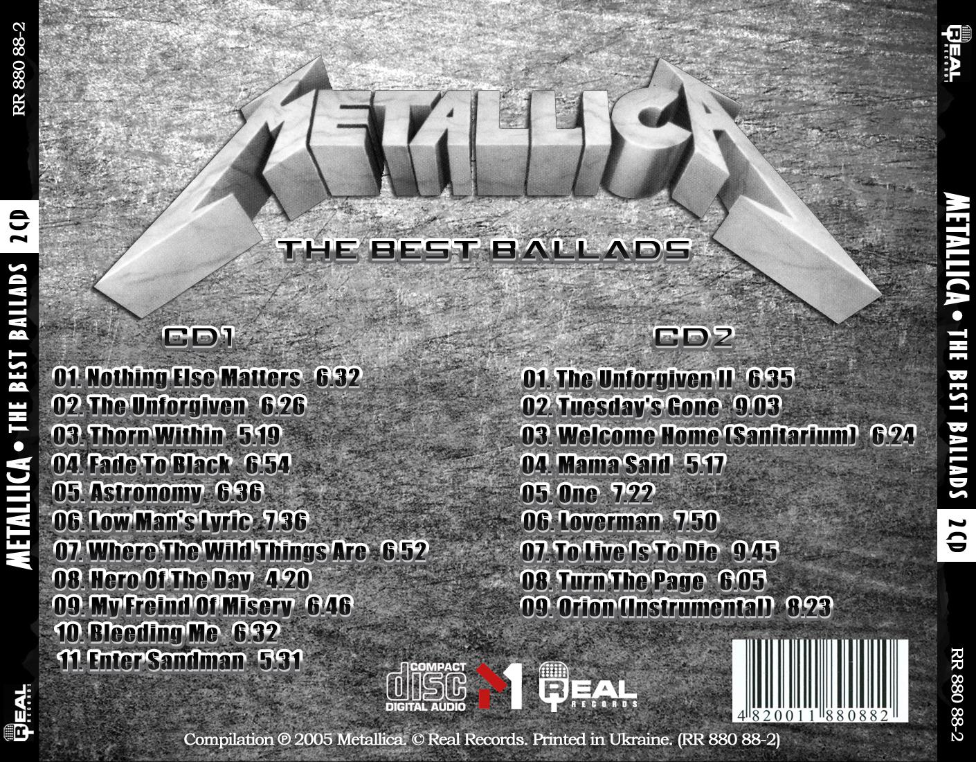 Metallica - The Best Ballads