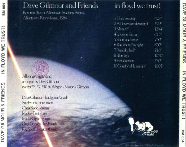 David Gilmour &amp; Friends - In Floyd We Trust!