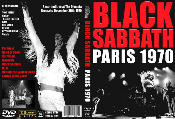 black sabbath paris 1970 setlist