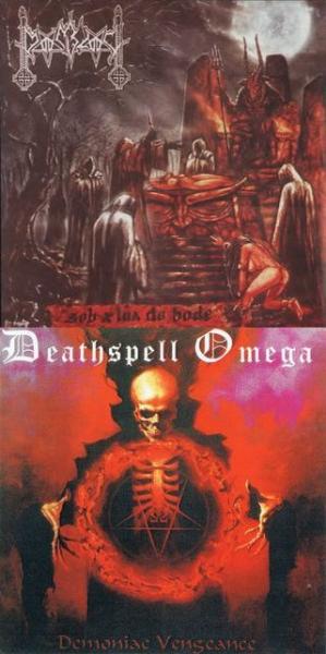 Deathspell Omega / Moonblood - Demoniac Vengeance / Sob A Lua Do Bode (Split CD)(Lossless)