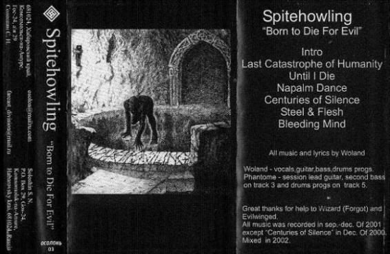 Spitehowling - Born to Die for Evil