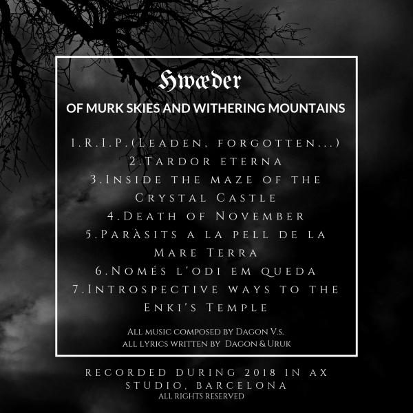 Hwæder - Of Murk Skies and Withering Mountains (Digipak)