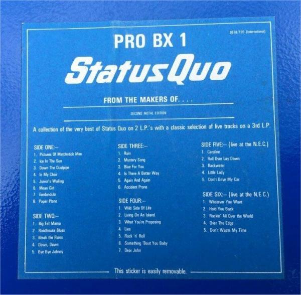 Status Quo - From The Makers of  (CD Version)