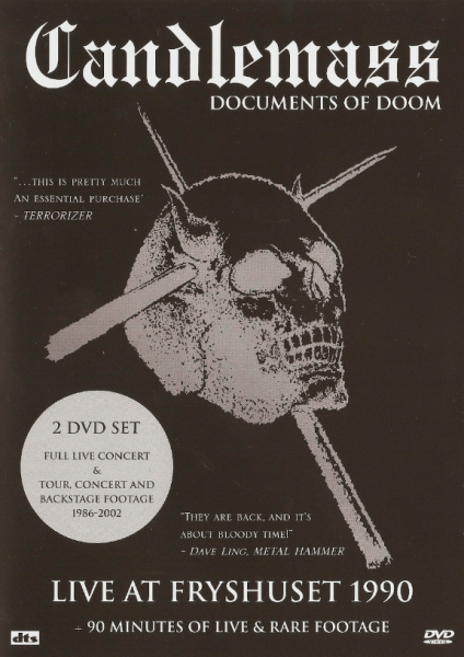 Candlemass - Live At Fryshuset 1990 - Documents Of Doom (DVD)