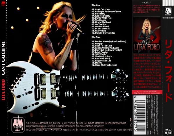 Lita Ford - Can't Catch Me (Compilation) (2CD) (Japanese Edition)