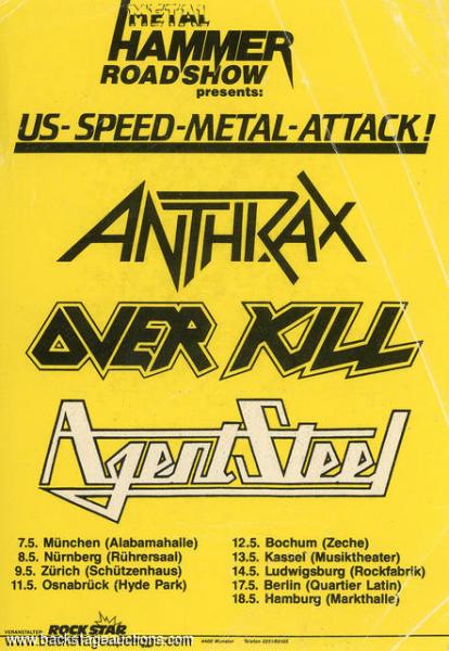 Various Artists - Metal Hammer Roadshow - US Speed Metal Attack 1986  (DVD)