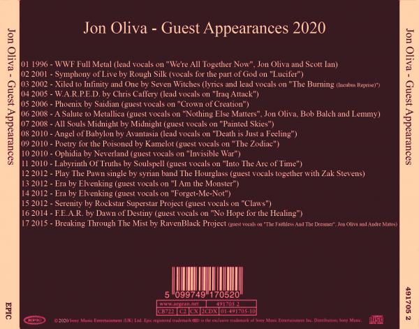 Jon Oliva - Guest Appearances (Compilations)