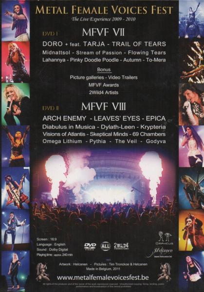 Various Artists - Metal Female Voices Fest 2009-2010 (DVD)
