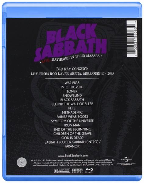 Black Sabbath - Live Gathered in Their Masses (Blu-Ray)