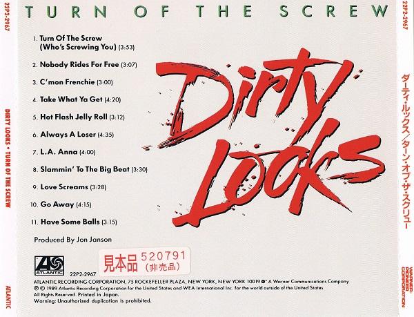 Dirty Looks - Turn Of The Screw (Japanese Edition) (Lossless)