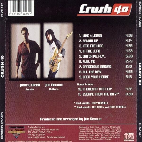 Crush 40 Crush 40 Lossless 2003 Hard Rock Download For Free