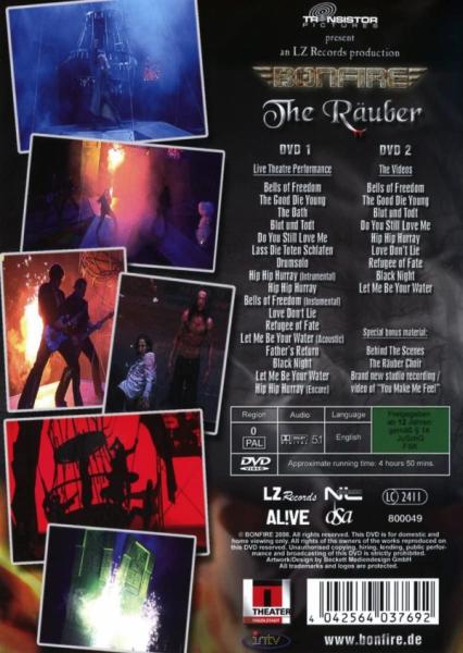 Bonfire - The Rauber (2xDVD9)